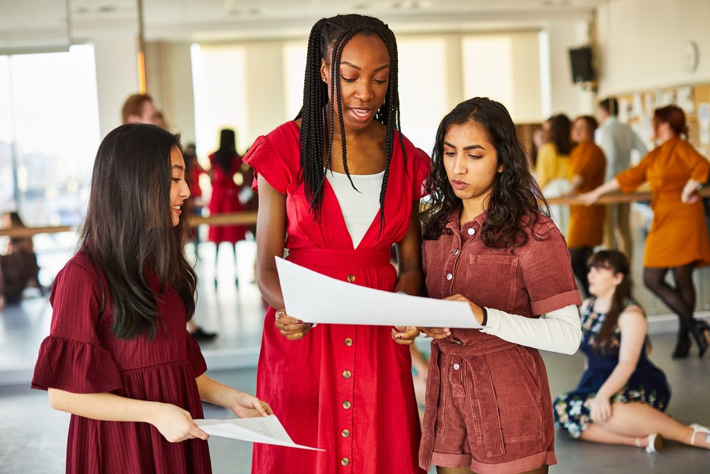 Some students reading info